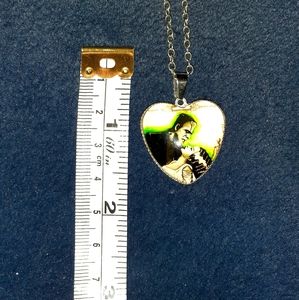 Frankenstein lovers necklace